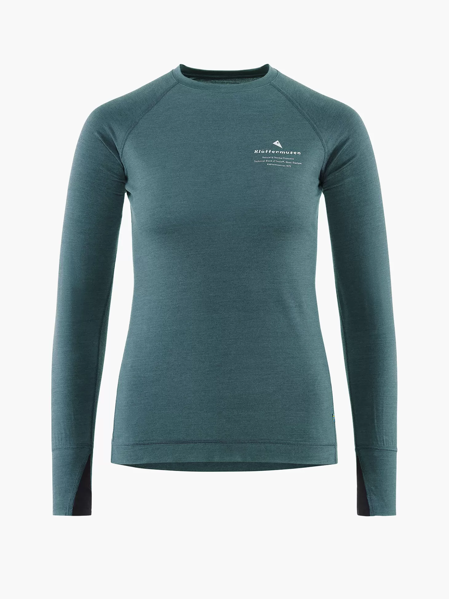 Klättermusen T-Shirts & Toppar-Fafne Dark Deep Sea