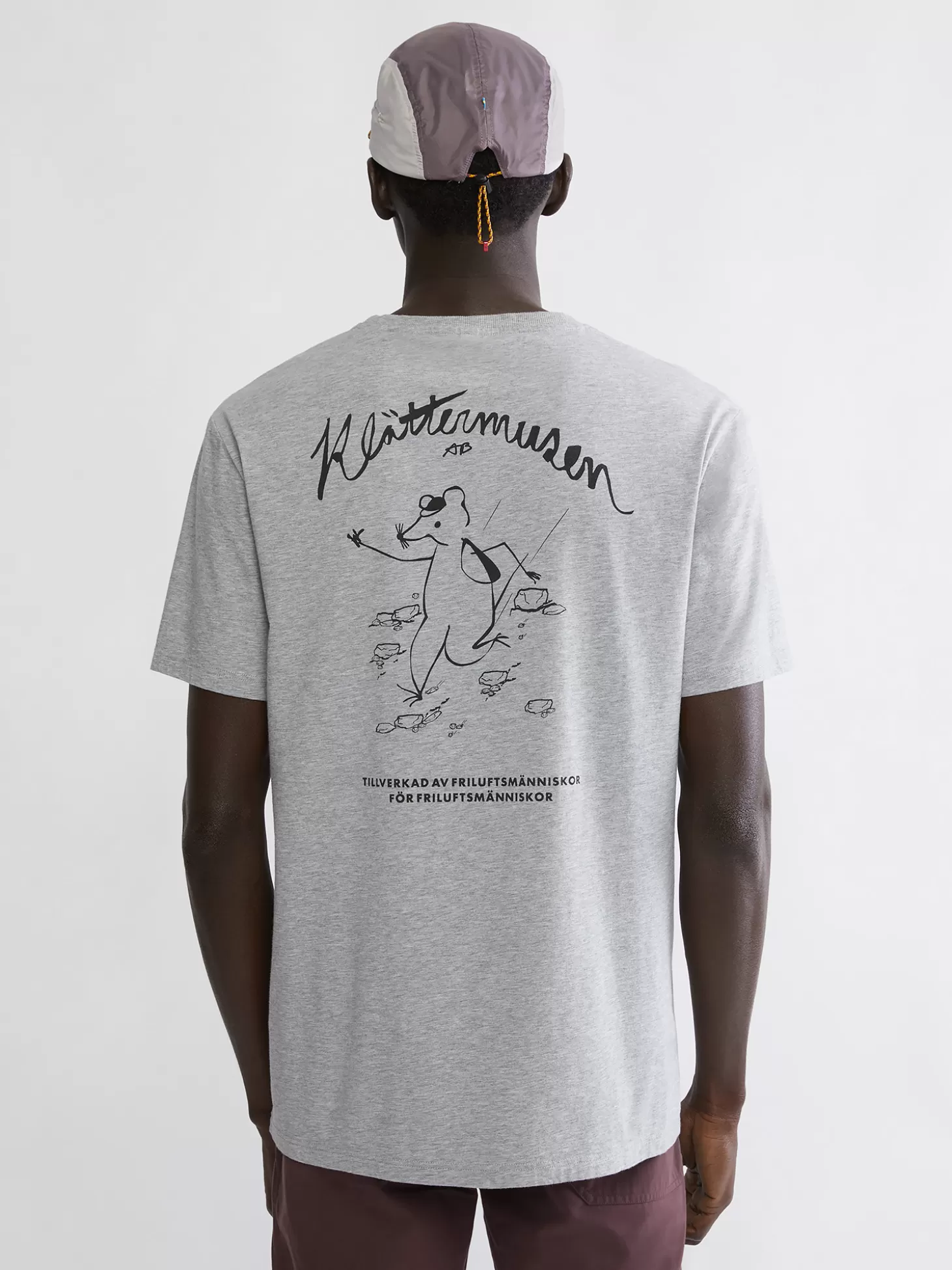 Klättermusen T-Shirts & Toppar-Runa Scrambling Grey Melange