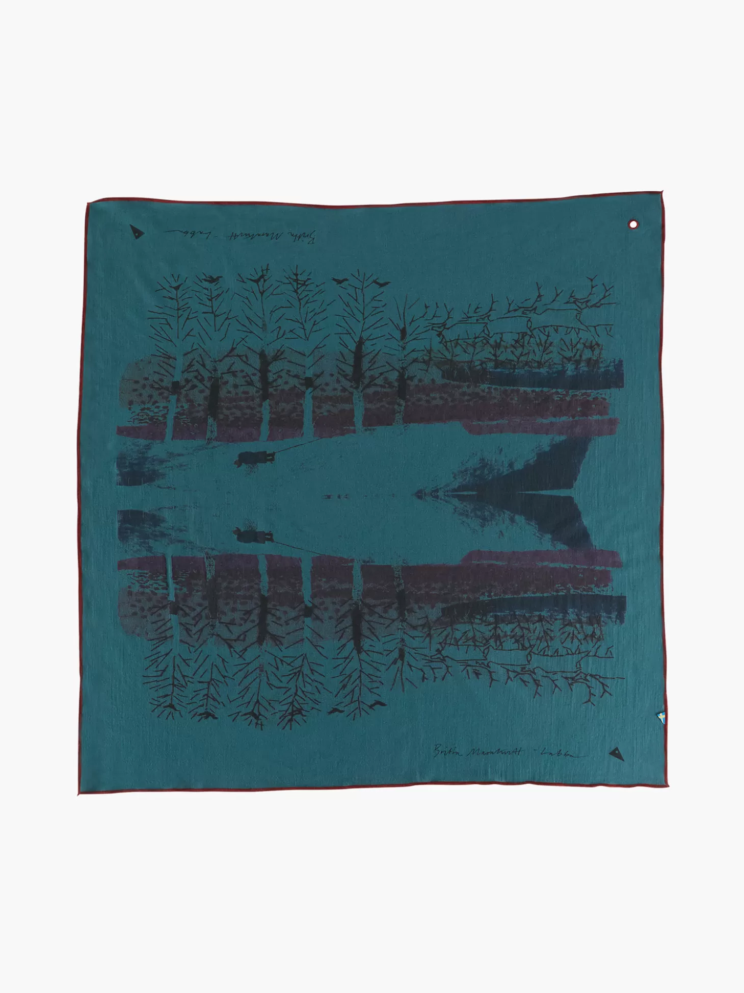 Klättermusen Handskar & Halsdukar-Verdandi Scarf Britta Emerald Green